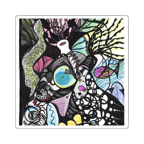 Square Stickers--Mother