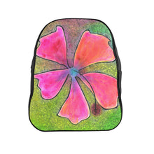School Backpack--Hibiscus bag