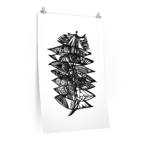 Premium Matte vertical posters--Fly