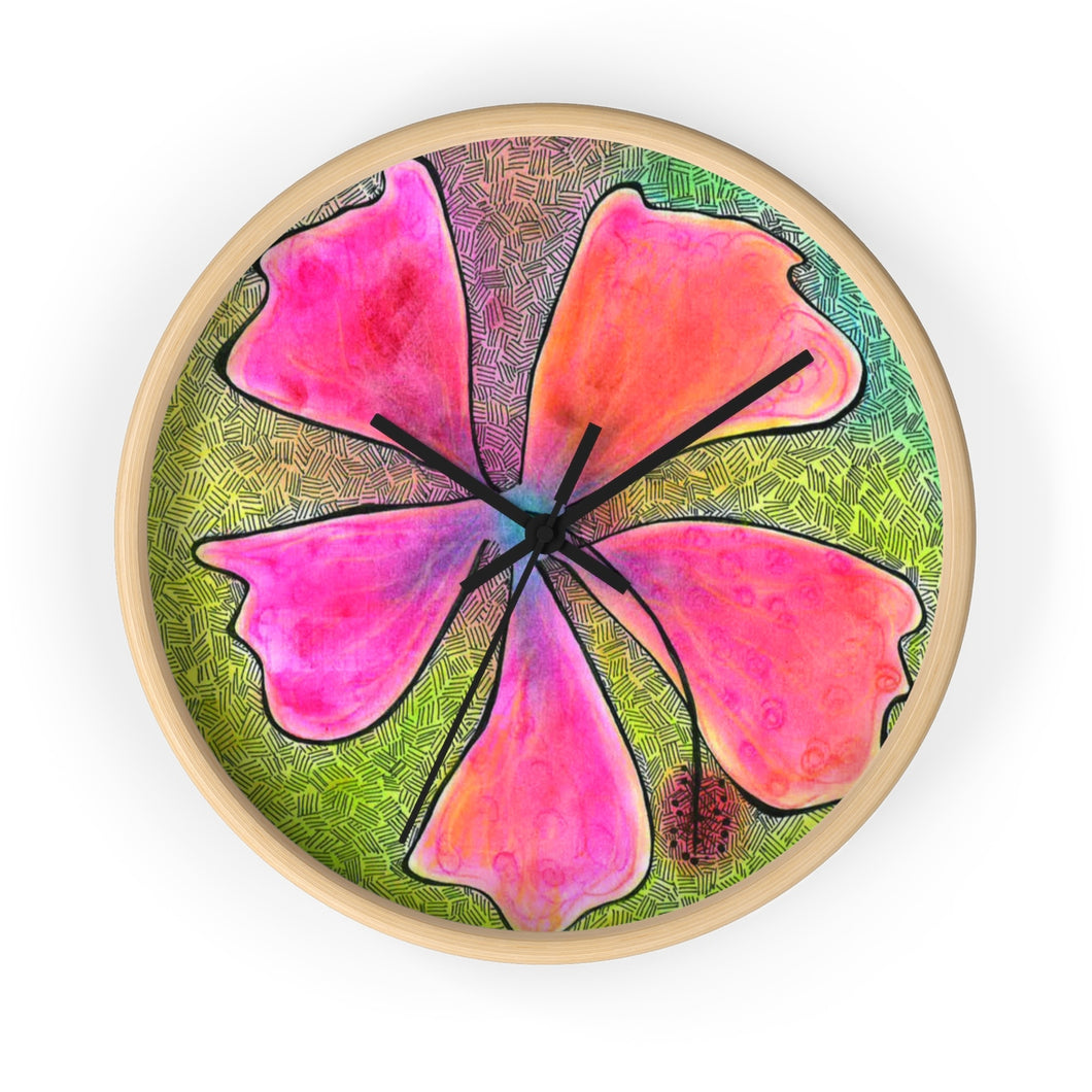Hibiscus clock