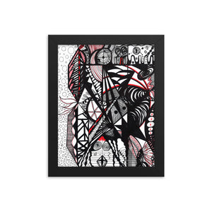 Framed poster--Searching for Freedom
