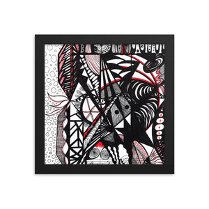 Framed poster--Searching for Freedom