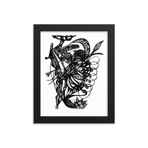 Framed poster--Bird