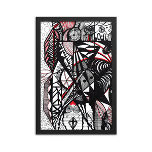 Framed poster--Searching for Freedom