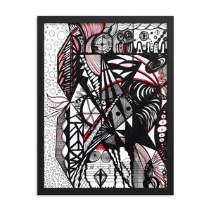 Framed poster--Searching for Freedom