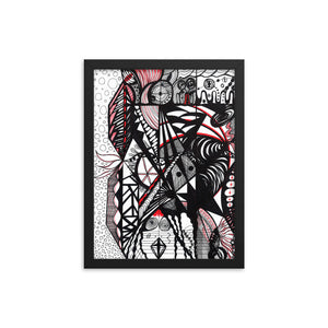 Framed poster--Searching for Freedom