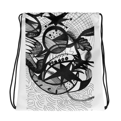 Drawstring bag--Moonlight