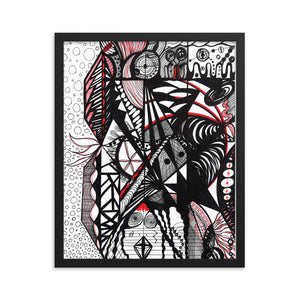 Framed poster--Searching for Freedom