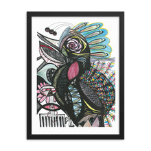 Framed poster--Tropical Bird