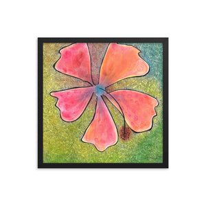 Framed poster--Hibiscus
