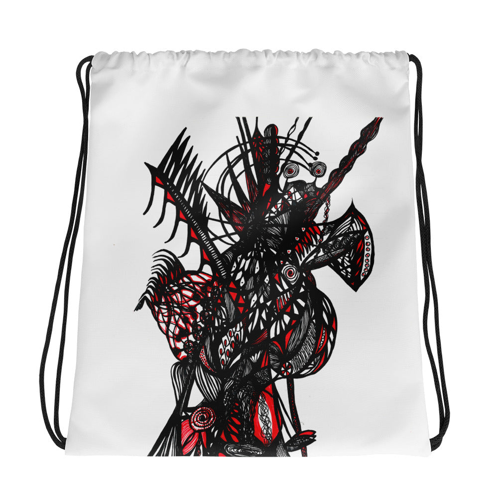 Drawstring bag--Rooster