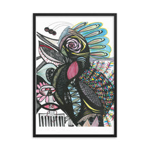 Framed poster--Tropical Bird